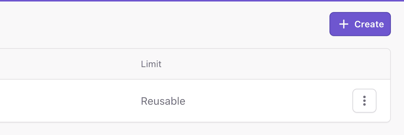 A screenshot of the create page type button in Slice
Machine.